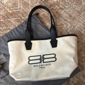 Balenciaga Canvas Tote! Like New!